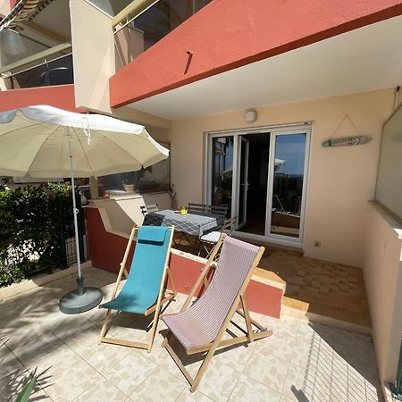 "Les Palmiers" Studio Spacieux Vue Mer Terrasse & Parking Saint-Cyr-sur-Mer Eksteriør billede