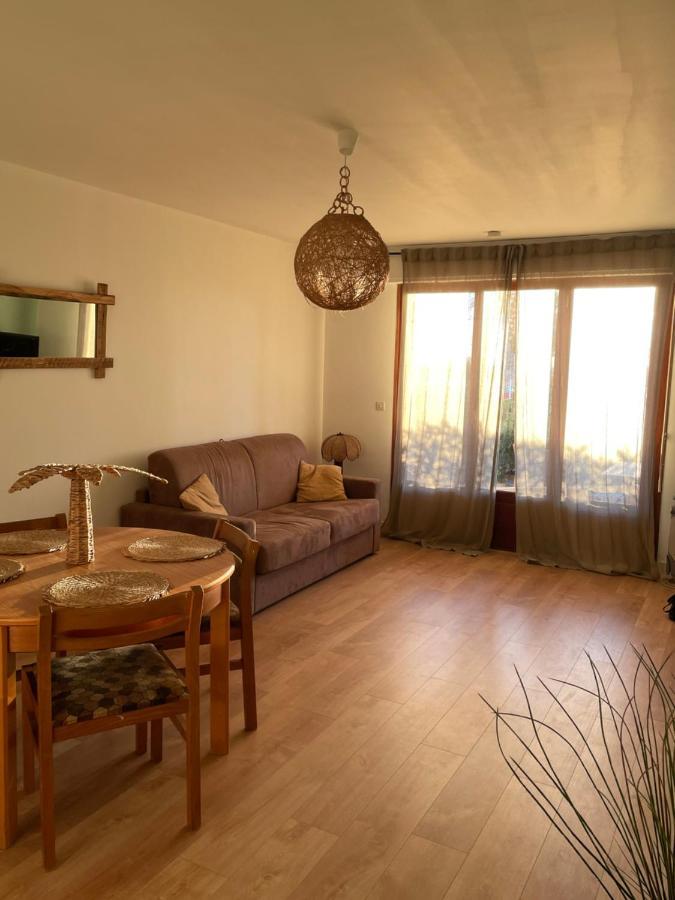 "Les Palmiers" Studio Spacieux Vue Mer Terrasse & Parking Saint-Cyr-sur-Mer Eksteriør billede